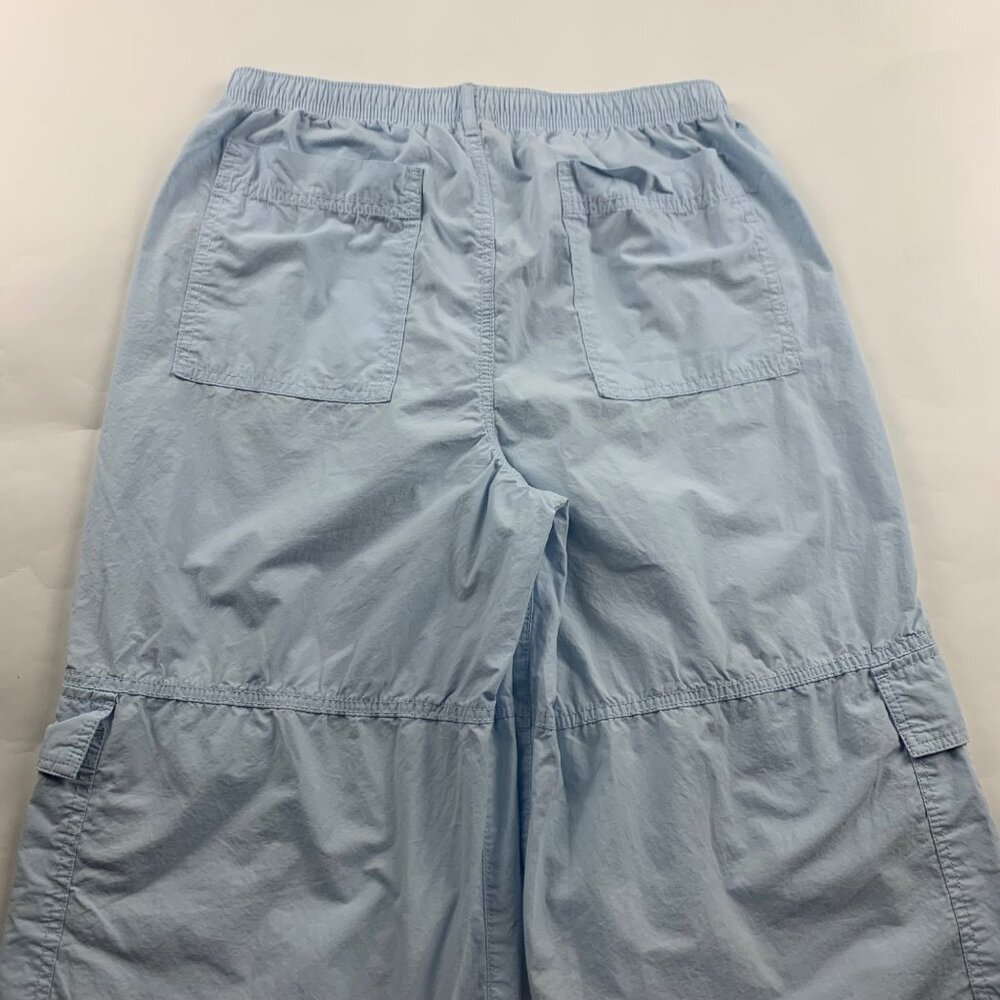 Wild Fable Light Blue Cotton Wide Leg Cargo Pant M - Picture 6 of 6